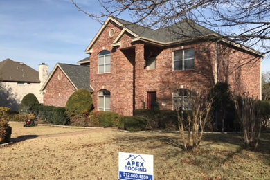 Transitional exterior home photo in Austin