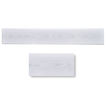 Foam Wood Ceiling Planks 39 in x 6 in Country White, 12 Pack