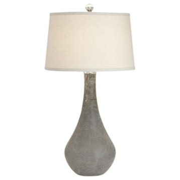 Pacific Coast City Shadow Table Lamp, Grey