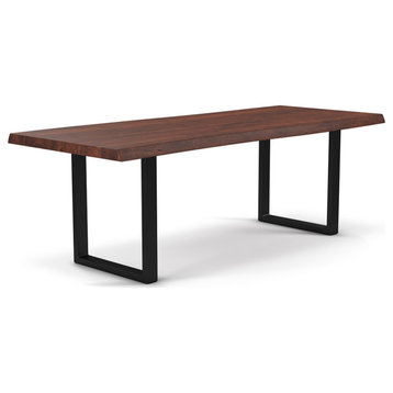 Orleans Dining Table, Americano Black Base, 92"