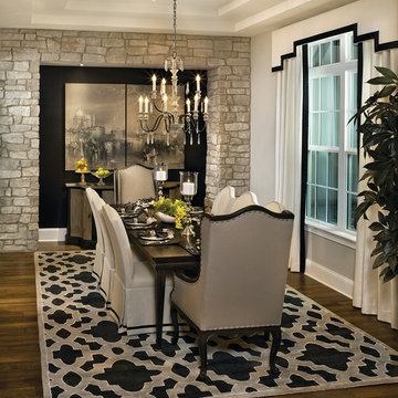 Asheville Model Home Interior Design 1264f