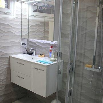 Rénovation d'une salle d'eau, d'un couloir, d'une chambre et wc