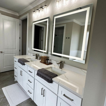 Master Bathroom LED Mirrors!