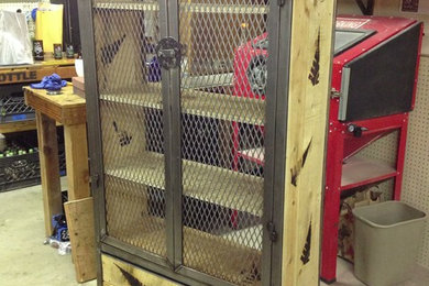 Sheling Cabinet -Metal & Wood-