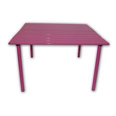 Low Aluminum Portable Table in a Bag, Fuchsia