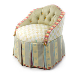 Dressing Table Perch | MacKenzie-Childs - Armchairs And Accent Chairs