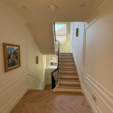 Project #134 | Straight Staircase with Elliptical Stringer