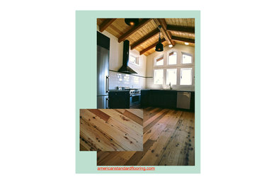 Reclaimed White Oak Hardwood Floor Refinishing Laguna Beach, CA