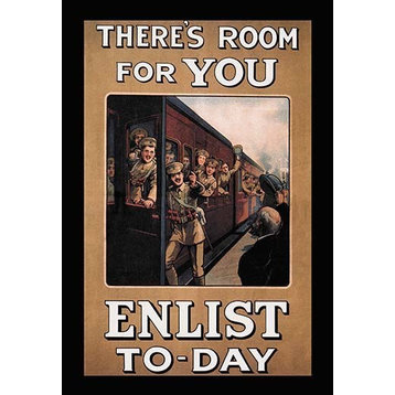 There's Room For You: Enlist Today - Paper Poster 20" x 30"