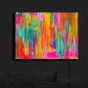"Neon Double Abstract" Illuminated Wall Art, 20"x16"