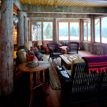 rustic home on Whiteface Resort golf course, Camp Little Pine