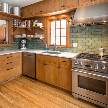 Stainless steel meets traditional Craftsman