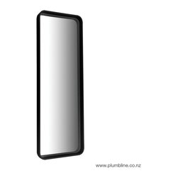 Goccia Freestanding Mirror 600x1800mm Black - Bathroom Mirrors