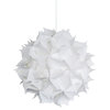 Spades Hanging Pendant Lamp, White, Deluxe
