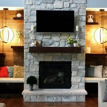 Around the Fireplace