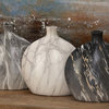 Contemporary Black Ceramic Vase Set 93688
