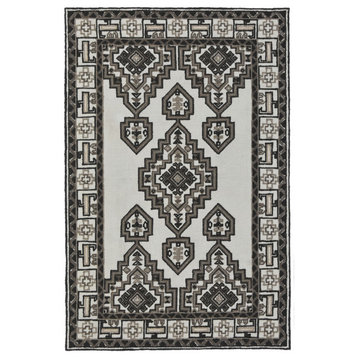 Warwick Collection Ivory 8'6" x 11'6 Rectangle Indoor Area Rug