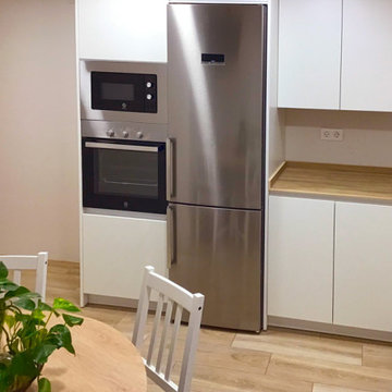 Reforma de cocina en "L" en Madrid