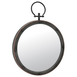 Industrial Wall Mirrors by Stonebriar Collection, Top Shelf Glassware