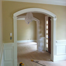 Interior cased arches