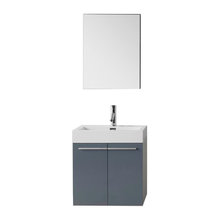 Vanity and shower door