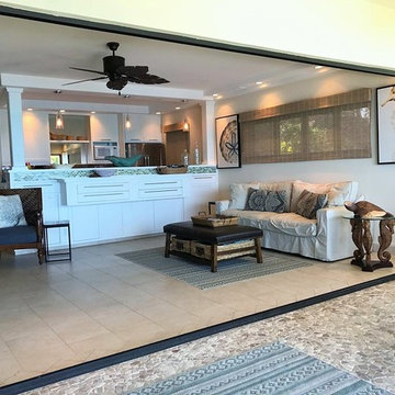 Haiku, Maui Premier Frameless Folding Doors