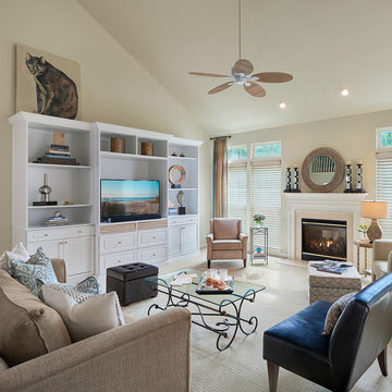 A production built home gets a make over with many custom touches