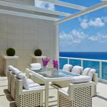 living room and cabana