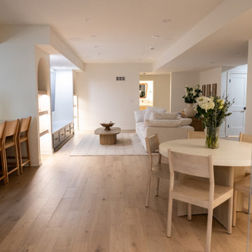 Luxury Basement Remodel with Custom Bar, Wine Display & Wellness Retreat