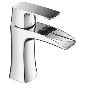 Eviva Lulu One Handle Bathroom Faucet, Chrome