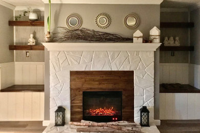 The Farm House Fireplace Remodel