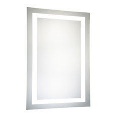 LED Hardwired Mirror Rectangle W24"H40" Dimmable 5000K