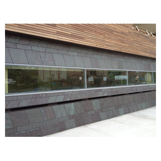 Slate Wall Cladding - Contemporary - Exterior - Burlington - by Vermont ...