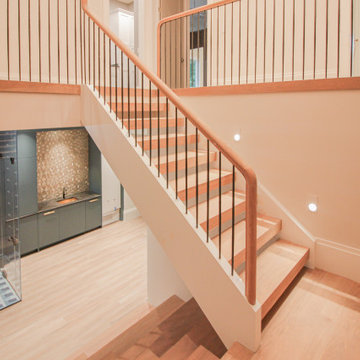 Project #81 | Modern Staircase with Integrated Seating