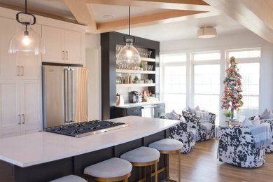 Cottage kitchen photo in Kansas City