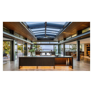 Waterfront Pavilion - Modern - Living Room - Vancouver - by Garret Cord ...
