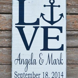 Handcrafted Beach House Decor Signs - Products