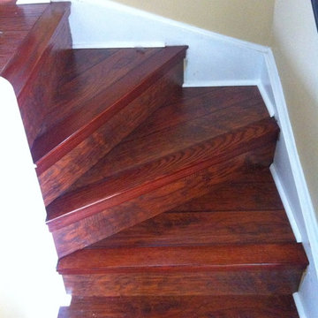 Hardwood Stairs and Floor