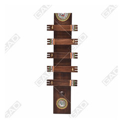 CIRCLES & STRIPS DHOKRA KEY HOOK - Home Accessories & Decor