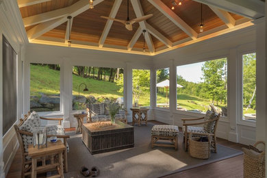 This is an example of a country verandah in Burlington.