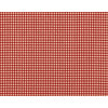 90" Tablecloth Round Gingham Check Crimson Red