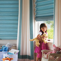 Cord Free Roman Shade for Child Safety - Roman Shades