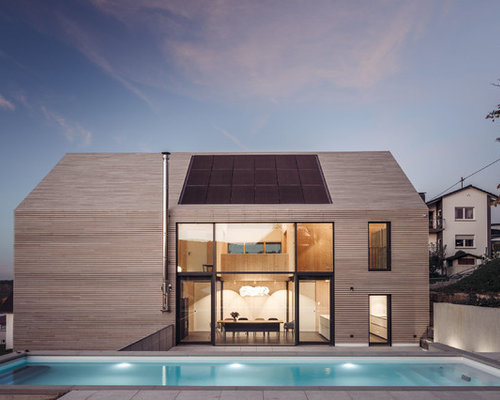 Beigefarbene Skandinavische Häuser Ideen, Design & Bilder | Houzz