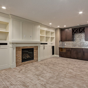 Stunning Spiral Staircase in Custom Home