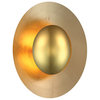 Modern Forms Blaze LED Wall Sconce, Gold Leaf, 12"