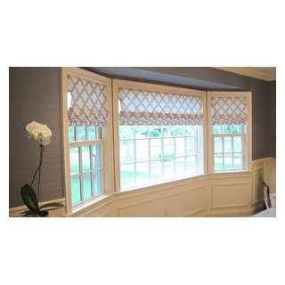 Bay Window Treatments - Transitional - New York - by R Garner Custom ...