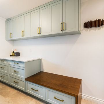 Sage & Cream Two-Tone Kitchen — Burnaby, BC
