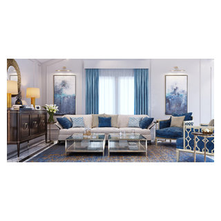 Pasadena Project - Transitional - Living Room - Los Angeles - by Visual ...
