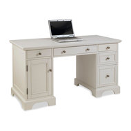 Home Styles Naples Student Desk And Hutch Set In White Finish