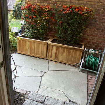 Courtyard patio landscape
